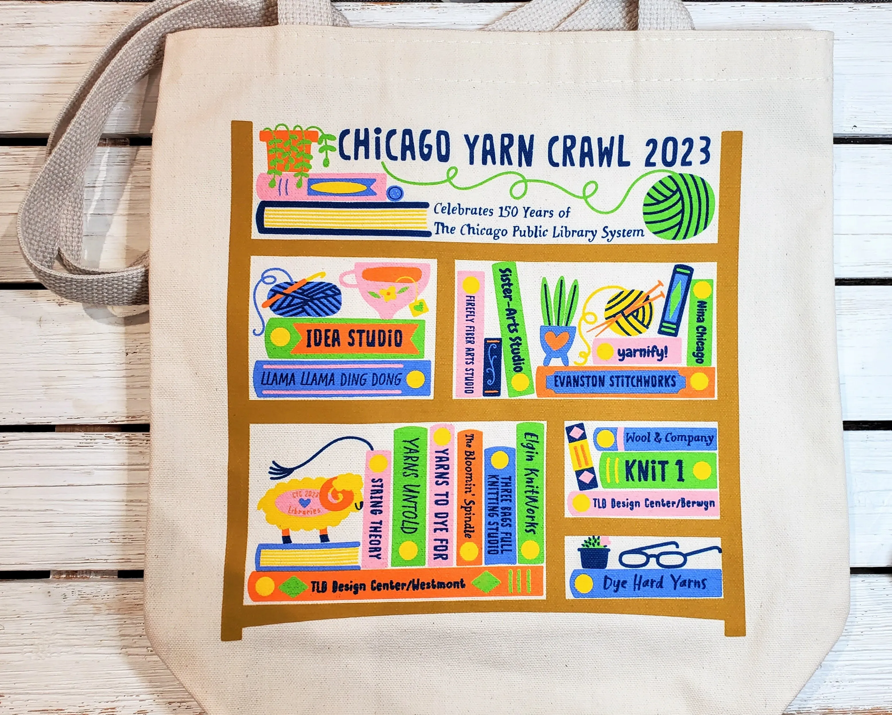 2023 Chicago Yarn Crawl Merch