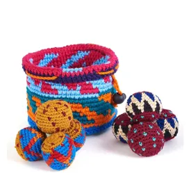 Canastaball Kit Crocheted Mini Bag Toss Game