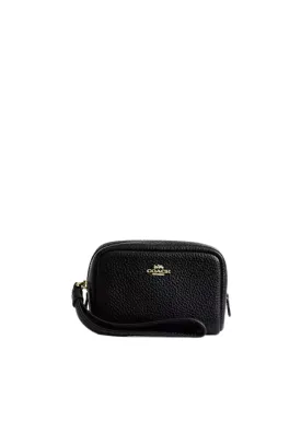 Coach Pouch Wristlet In Black CW906