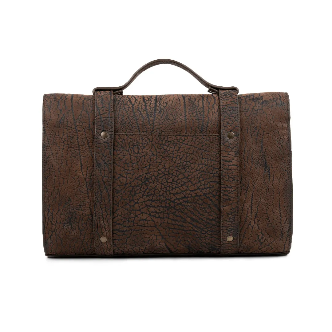 CUELLO DE TORO MESSENGER BAG - BROWN RUST