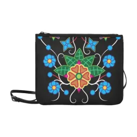 Floral Beadwork-02 Slim Clutch Bag