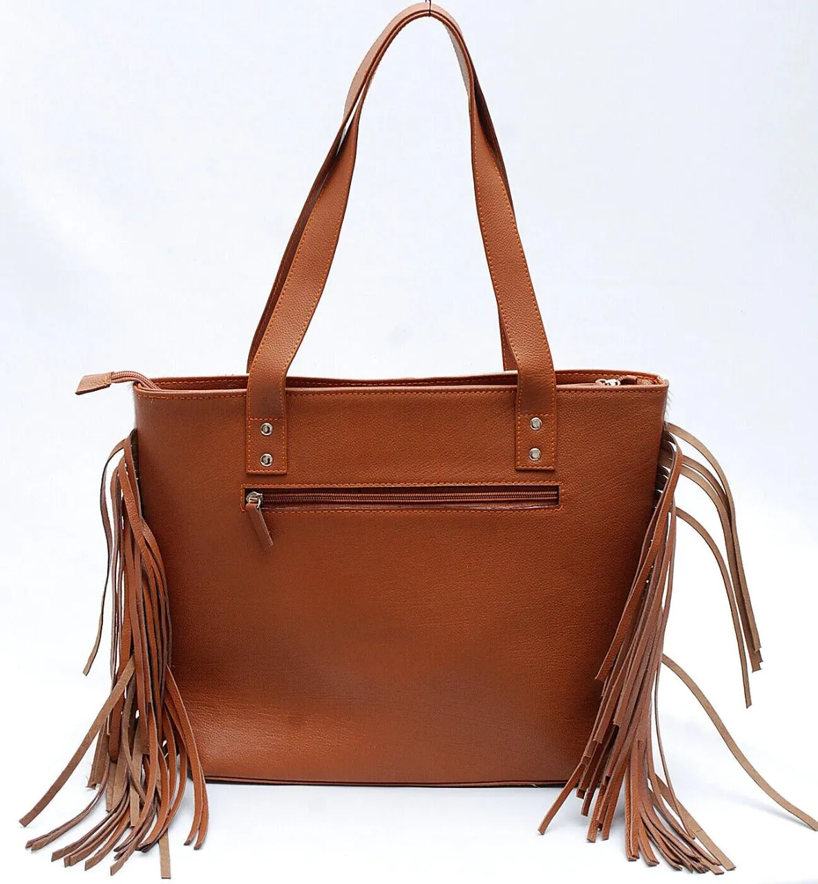 Fringes Tote Bag | Beautiful Cowhide Leather Handbag