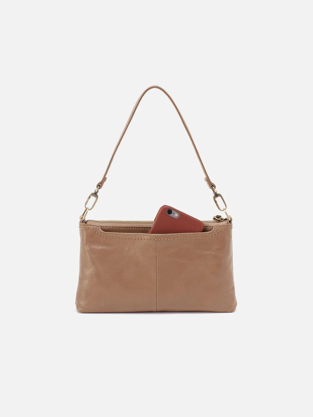 HOBO Darcy Crossbody: Polished Leather