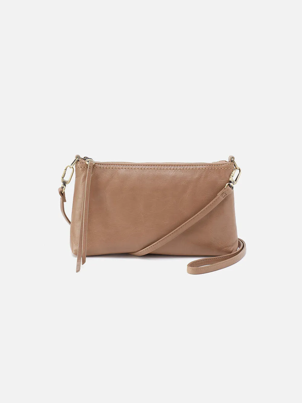 HOBO Darcy Crossbody: Polished Leather