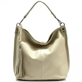 Hobo Italian Leather Shoulder Bag