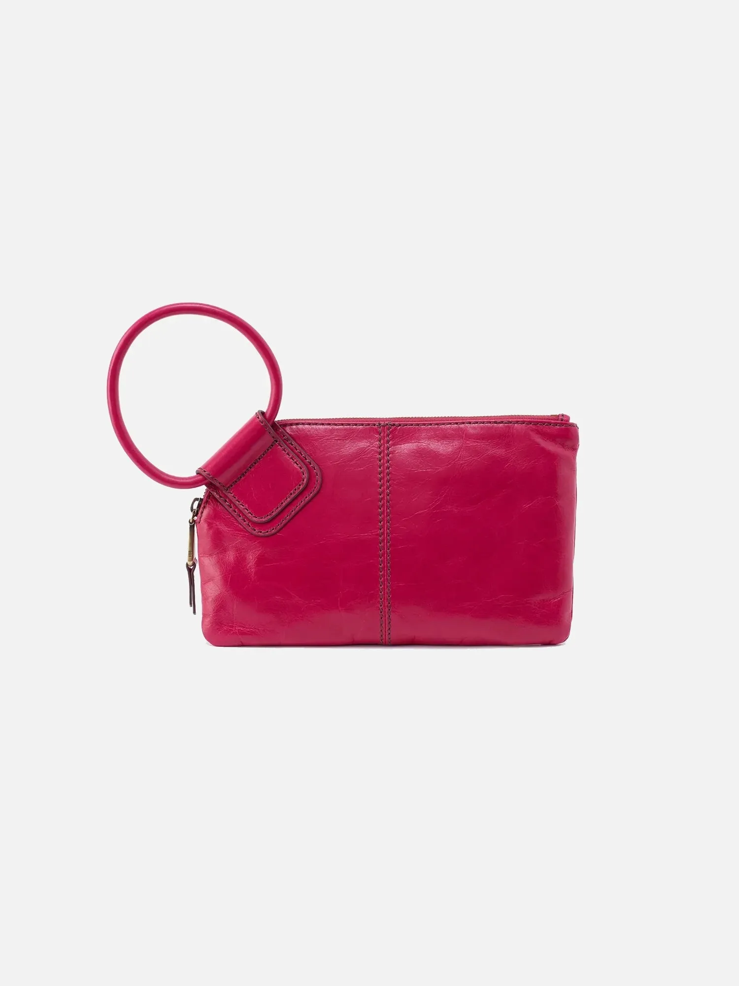 HOBO Sable Wristlet: Polished Leather