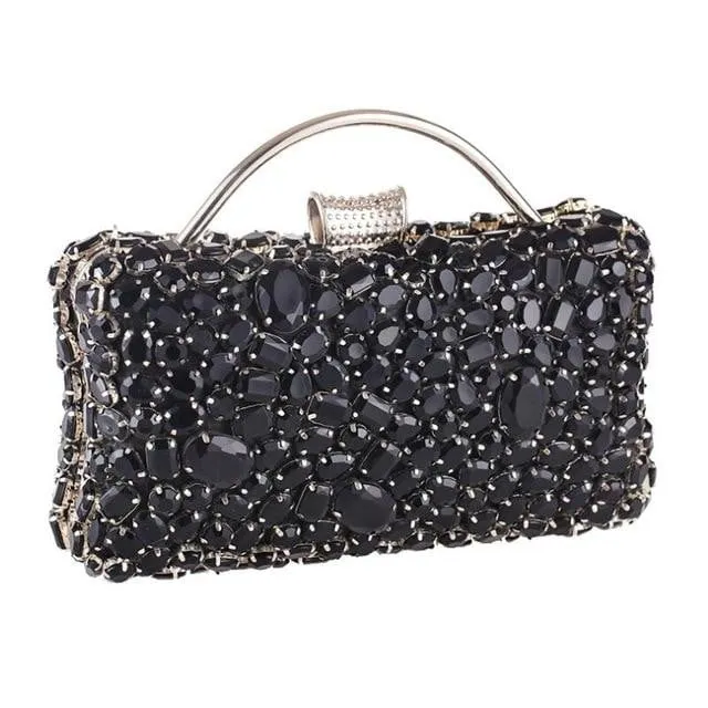 Luxy Moon Beaded Evening Clutch Bags Fashion Clutches