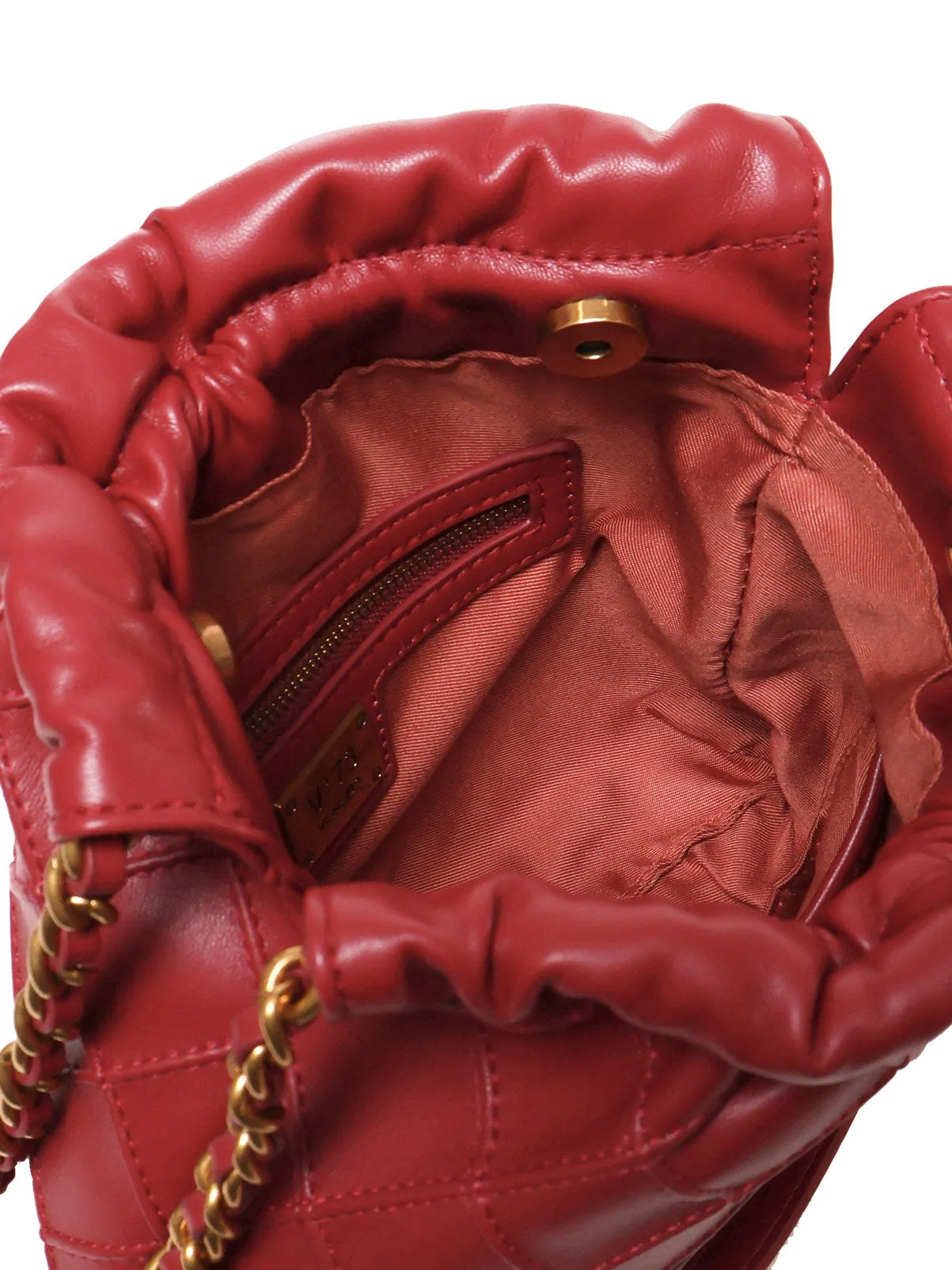 Mini Hobo Ruby Bag with Chain Handles