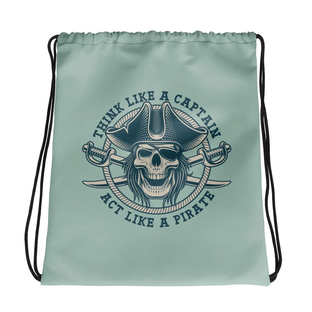 Pirate Skull Drawstring bag