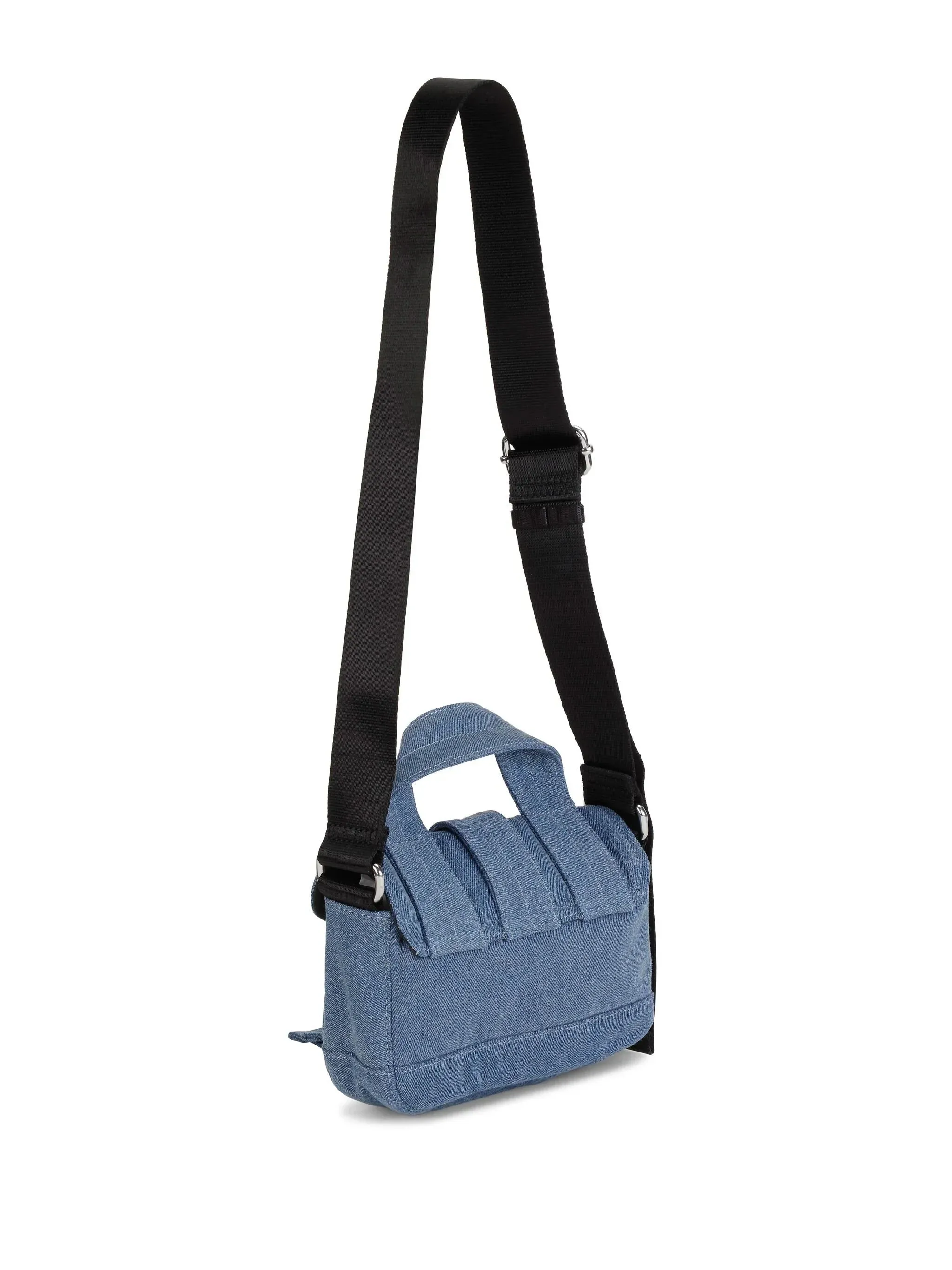 Recycled Tech Mini Satchel Denim Bag