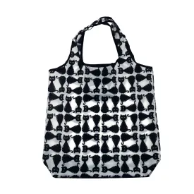 Reusable Grocery Shopping Bag - Black Cat