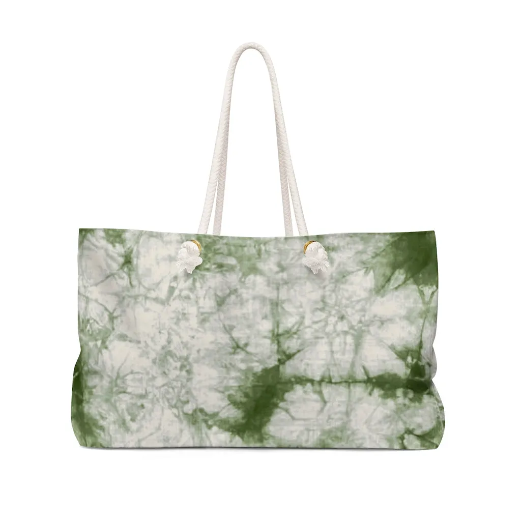 Sage Tie Dye Weekender Bag