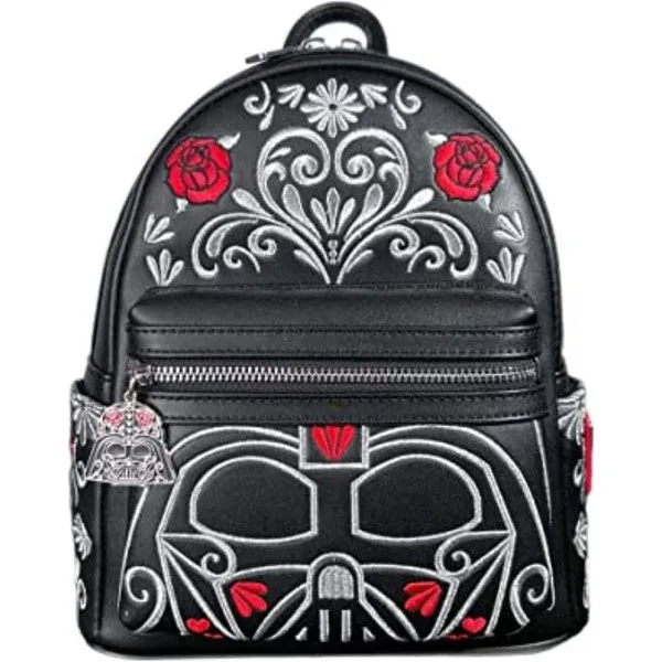 Star Wars - Darth Vader Floral Embroidered Cosplay US Exclusive Mini Backpack [RS]