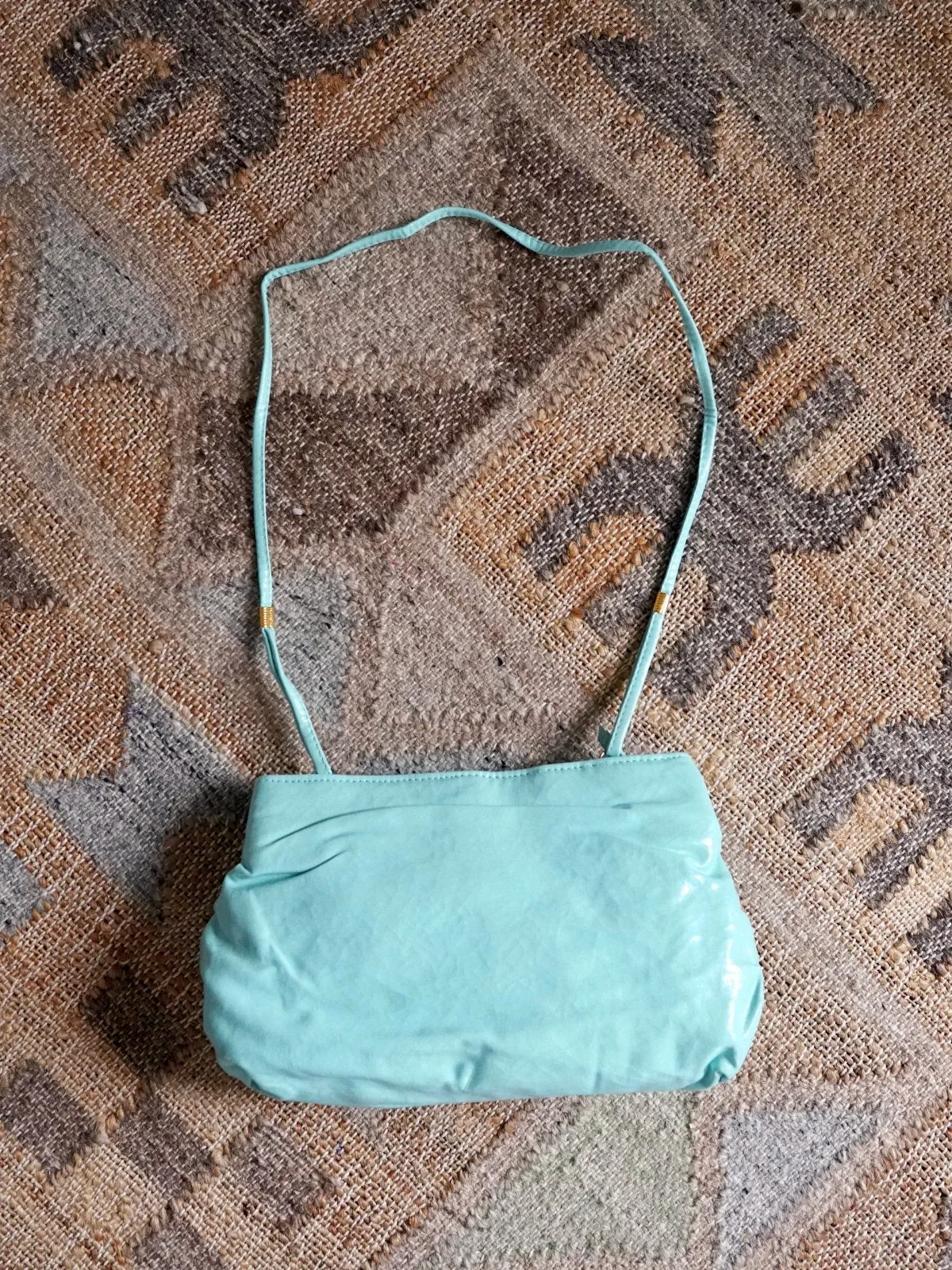 Vintage Sky Blue Bag